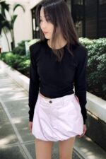 39227 CROPPED LIGHTWEIGHT TOP