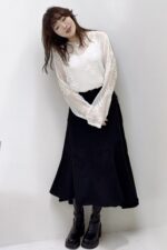 39200 HIGH-LOW A-LINE SKIRT