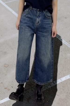 39226 CROPPED STRAIGHT JEANS
