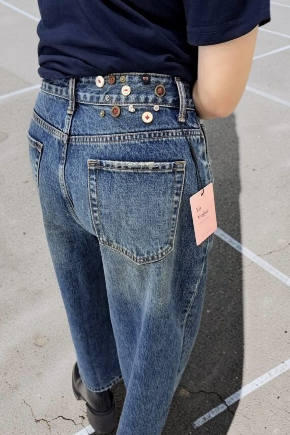 39226 CROPPED STRAIGHT JEANS