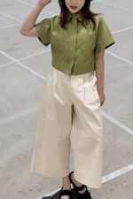 39164 CROPPED STRAIGHT PANTS