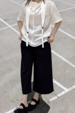 39164 CROPPED STRAIGHT PANTS