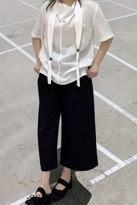 39164 CROPPED STRAIGHT PANTS