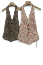 39215 CHECKEREN HALTER TOP