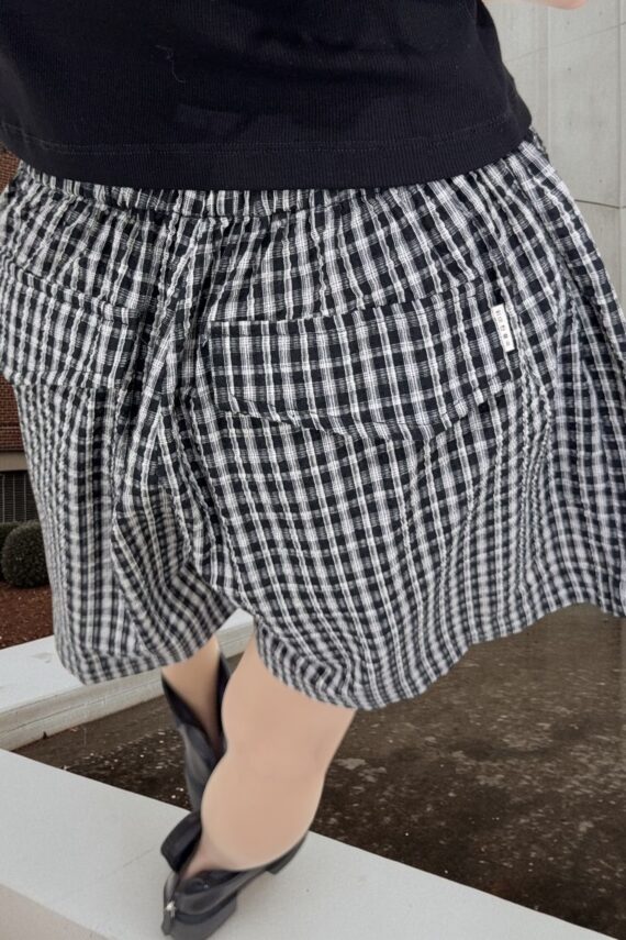 39165 CHECKER VEST & SHORT SET