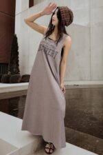 39018 RELAXED TANK MAXI DRESS