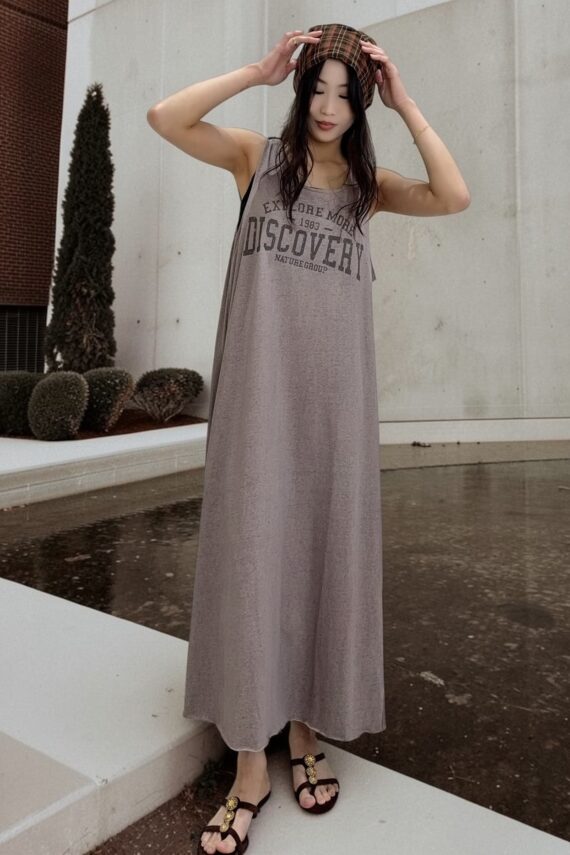 39018 RELAXED TANK MAXI DRESS