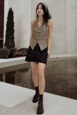 39215 CHECKEREN HALTER TOP