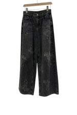 38806 PRINTED STAIGHT-LEG JEANS