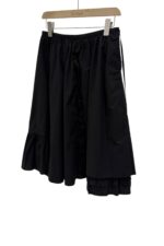 38408 RUFFLE PANEL MIDI SKIRT