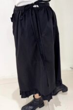 38408 RUFFLE PANEL MIDI SKIRT