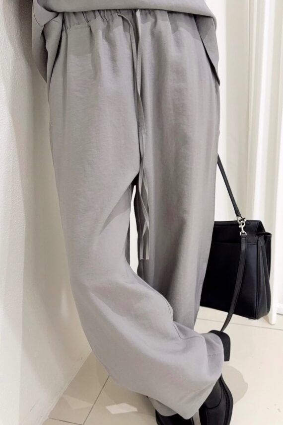39100 ELASTIC WAIST WIDE-LEG  PANTS