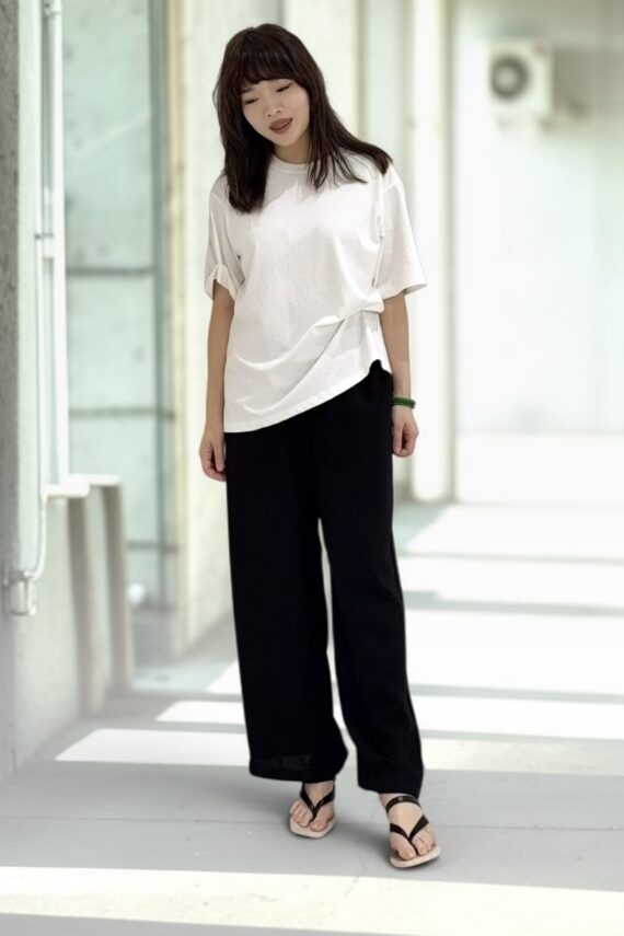 39101 ELASTIC WASIT RELAXED PANTS
