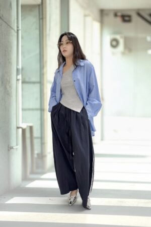 38828 ELASTIC WAIST TRACK PANTS