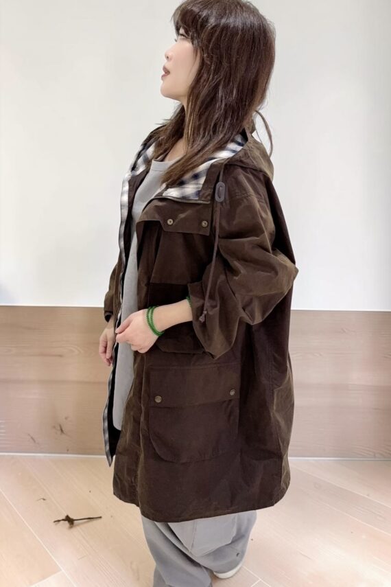 38867 HOODED LONG JACKET