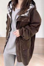 38867 HOODED LONG JACKET