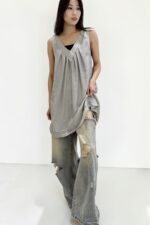 38982 RELAXED-FIT SLEEVELESS MINI DRESS