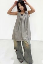38982 RELAXED-FIT SLEEVELESS MINI DRESS