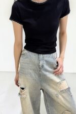 39188 FITTED MINIMALIST TEE