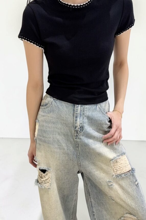 39188 FITTED MINIMALIST TEE