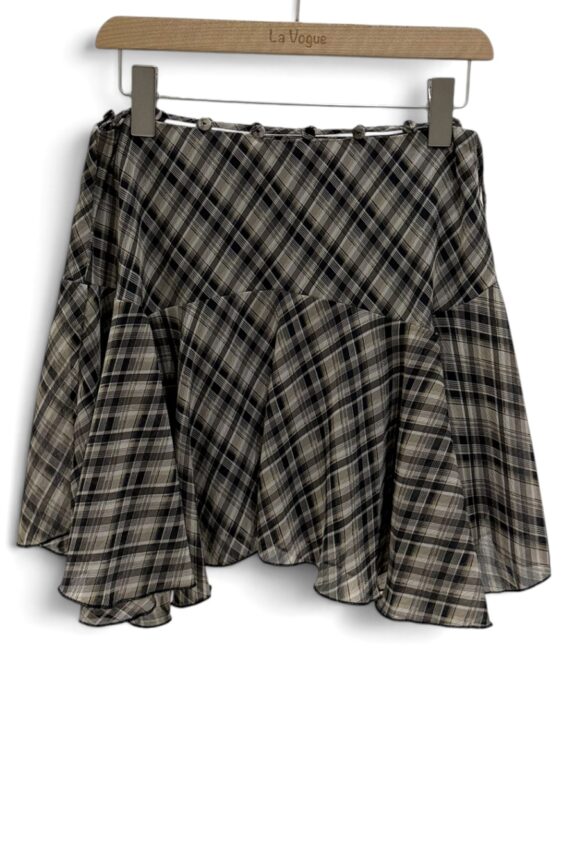 38987 PLAID TULLE SKIRT