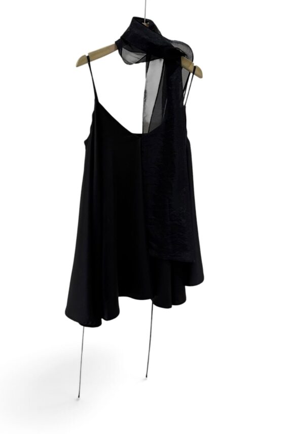 38582 LOOSE V-NECK CAMI & SHAWL