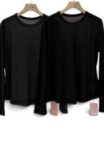 39222 MINIMAL KNIT LONG-SLEEVE TOP
