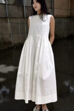 39238 SLEEVELESS SHIRT DRESS
