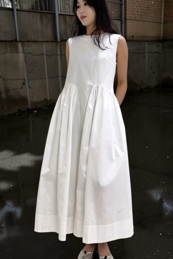 39238 SLEEVELESS SHIRT DRESS