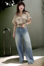 38765 PRINTED STRAIGHT-LEG JEANS