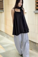 38582 LOOSE V-NECK CAMI & SHAWL