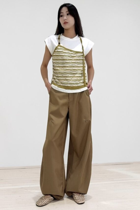 38945 CURVED TAILORED TROUSERS