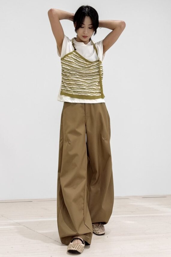 38945 CURVED TAILORED TROUSERS