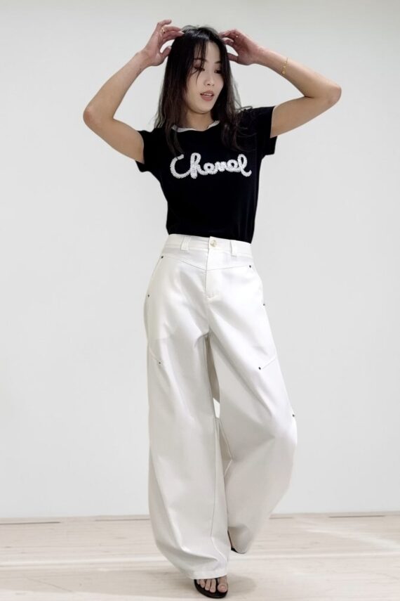 38945 CURVED TAILORED TROUSERS