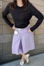 39222 MINIMAL KNIT LONG-SLEEVE TOP