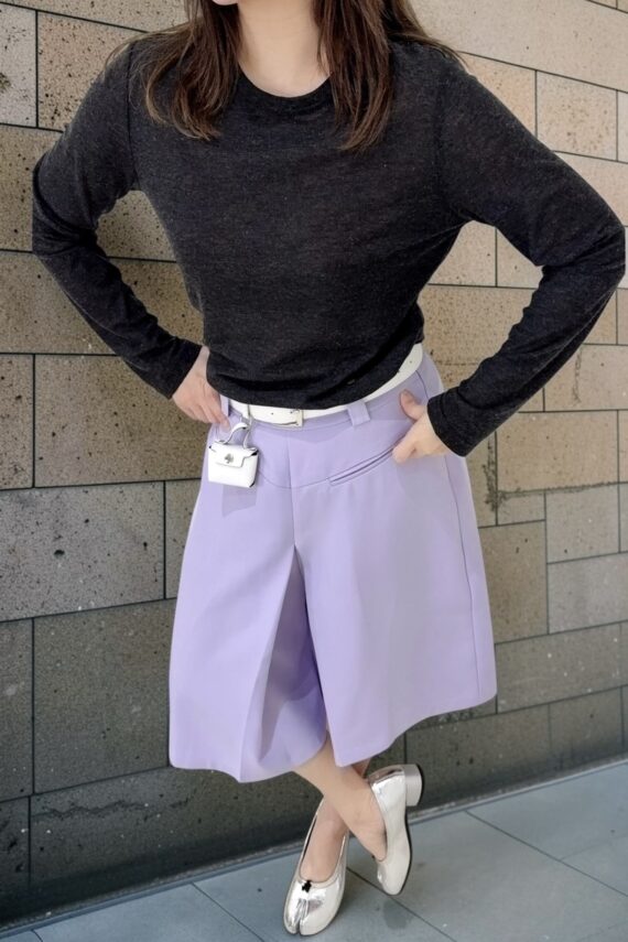 39222 MINIMAL KNIT LONG-SLEEVE TOP