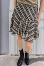 38987 PLAID TULLE SKIRT