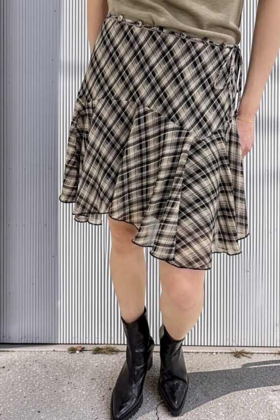 38987 PLAID TULLE SKIRT