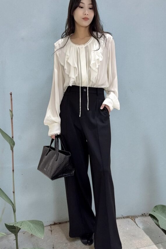 39235 STRAIGHT-LEG TAILORED TROUSERS
