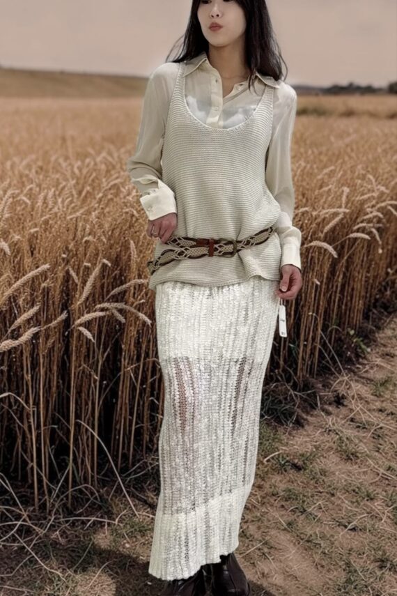 39078 TAILORED KNIT SKIRT