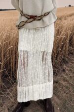 39078 TAILORED KNIT SKIRT