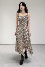39135 PLAID SLIP DRESS