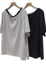 39121 OVERSIZE STRIPED TEE
