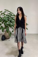 38960 RUFFLE HALTER TOP