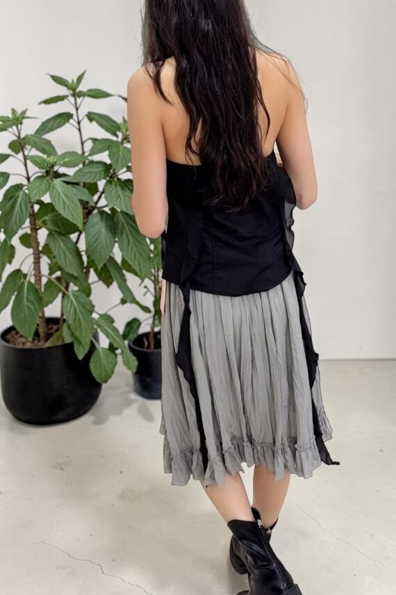 38960 RUFFLE HALTER TOP