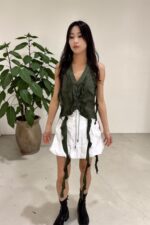 38960 RUFFLE HALTER TOP