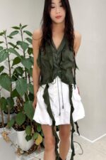 38960 RUFFLE HALTER TOP