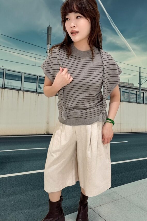 39258 KNIT TOP & SHRUG SET