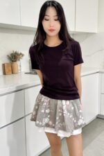 39223 MINIMALIST FITTED TEE