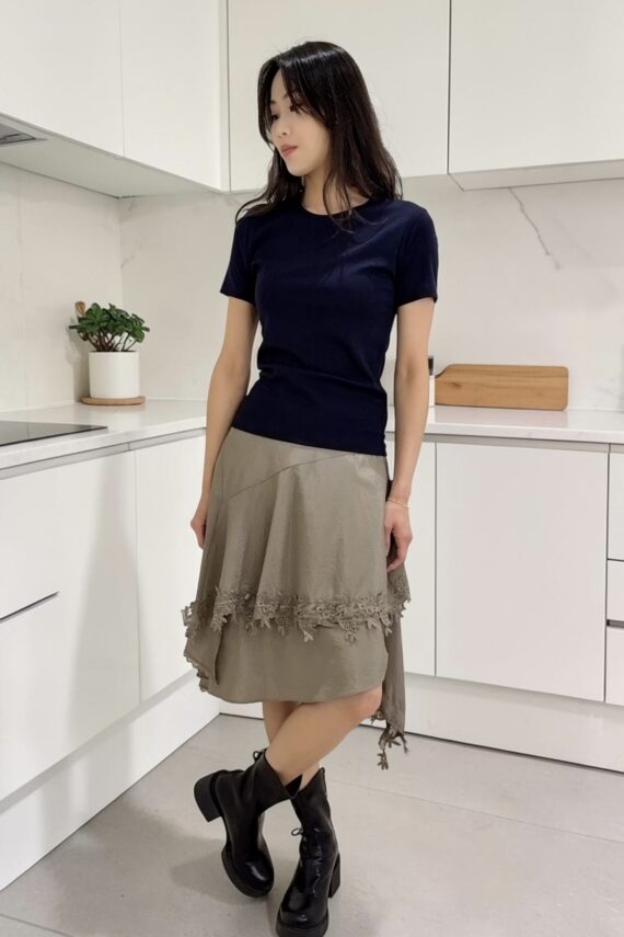 39223 MINIMALIST FITTED TEE